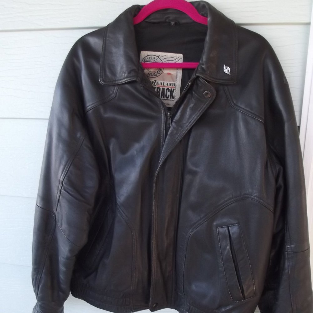 LEATHER JACKET, MEN'S   SIZE M